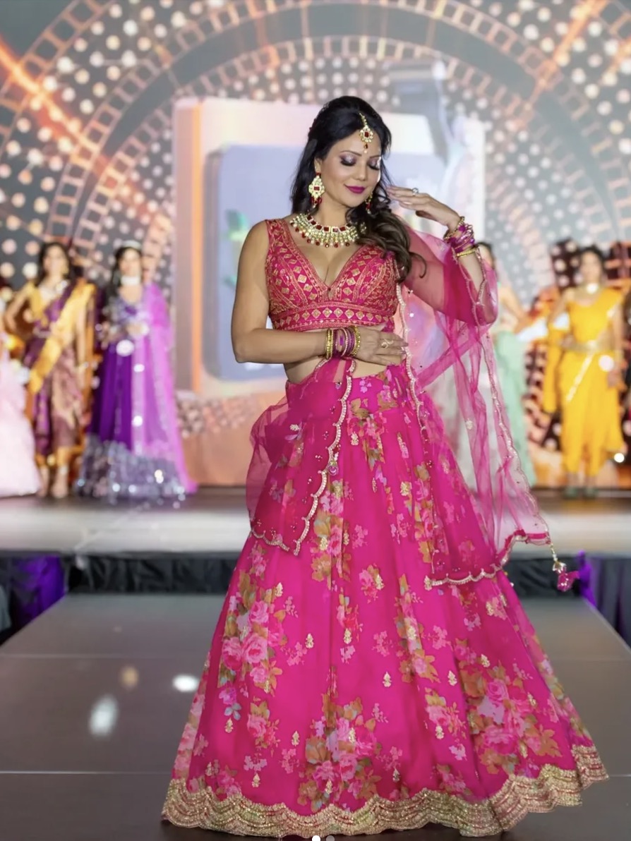 Runway editorial makeup look by Bhavna