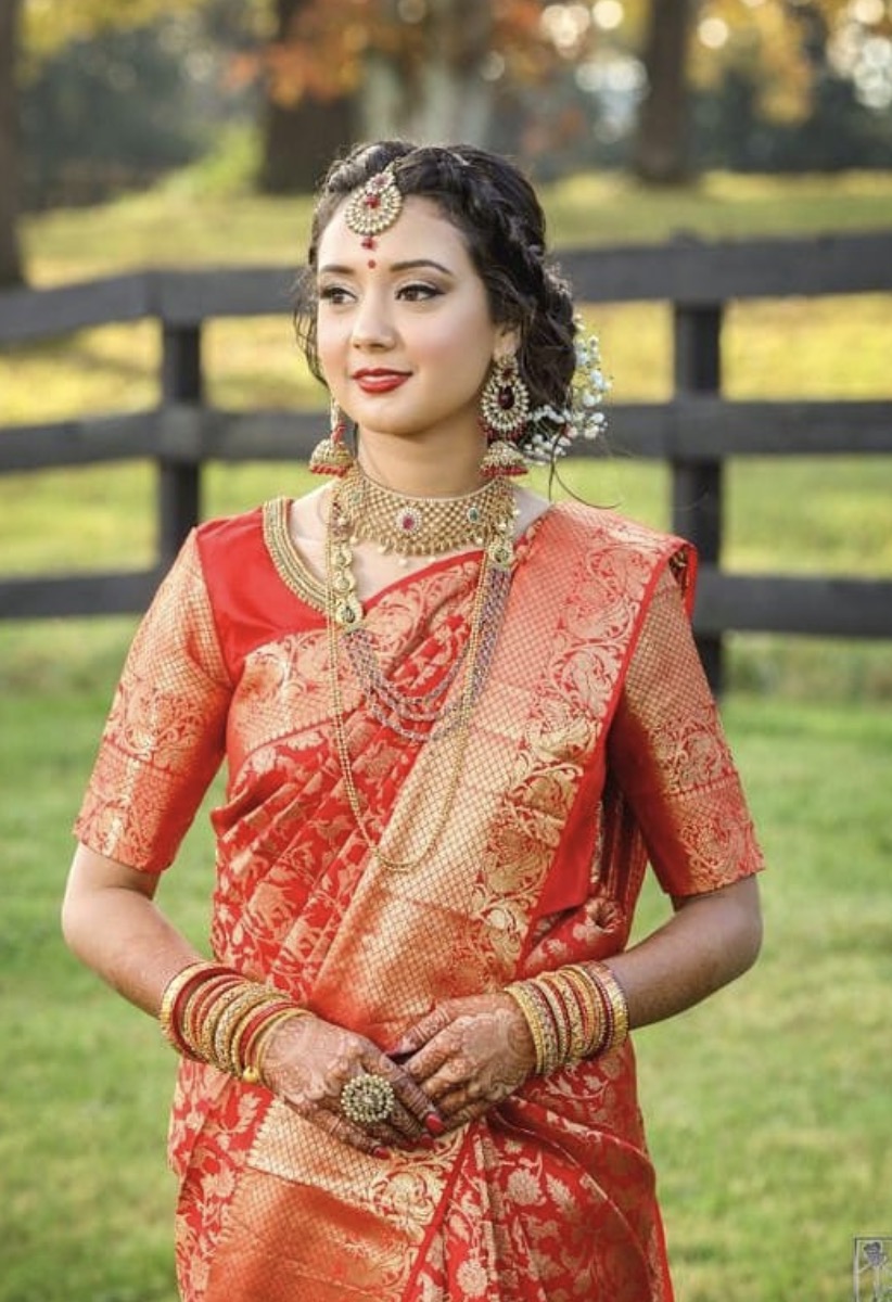 Saree draping in regional style by Femme Beauty by Bhavna